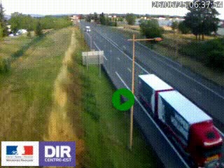 <h2>Webcam à Mably, à proximité de Roanne en direction de Moulins sur la N7</h2>