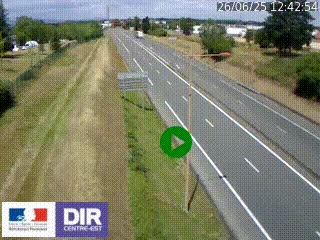 <h2>Webcam à Mably, à proximité de Roanne en direction de Moulins sur la N7</h2>