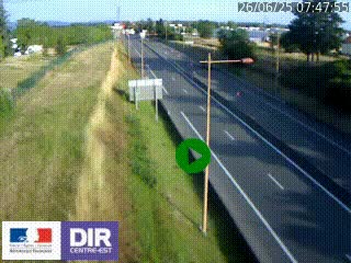 <h2>Webcam à Mably, à proximité de Roanne en direction de Moulins sur la N7</h2>