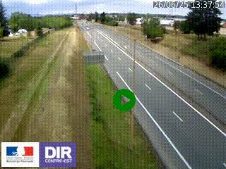 <h2>Webcam à Mably, à proximité de Roanne en direction de Moulins sur la N7</h2>