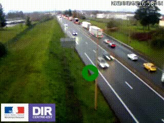 <h2>Webcam à Mably, à proximité de Roanne en direction de Moulins sur la N7</h2>