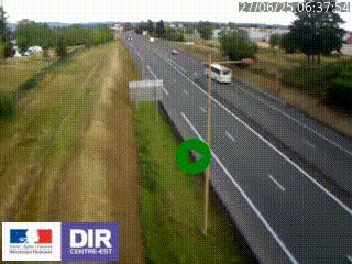 <h2>Webcam à Mably, à proximité de Roanne en direction de Moulins sur la N7</h2>