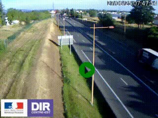 <h2>Webcam à Mably, à proximité de Roanne en direction de Moulins sur la N7</h2>