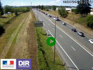 <h2>Webcam à Mably, à proximité de Roanne en direction de Moulins sur la N7</h2>