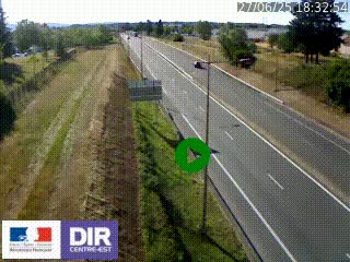 <h2>Webcam à Mably, à proximité de Roanne en direction de Moulins sur la N7</h2>