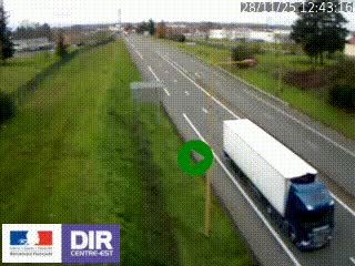 <h2>Webcam à Mably, à proximité de Roanne en direction de Moulins sur la N7</h2>