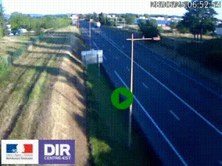 <h2>Webcam à Mably, à proximité de Roanne en direction de Moulins sur la N7</h2>