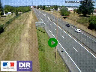 <h2>Webcam à Mably, à proximité de Roanne en direction de Moulins sur la N7</h2>