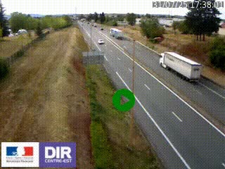 <h2>Webcam à Mably, à proximité de Roanne en direction de Moulins sur la N7</h2>