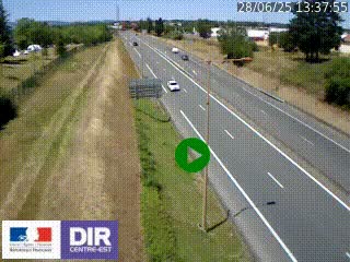 <h2>Webcam à Mably, à proximité de Roanne en direction de Moulins sur la N7</h2>