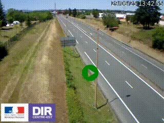 <h2>Webcam à Mably, à proximité de Roanne en direction de Moulins sur la N7</h2>