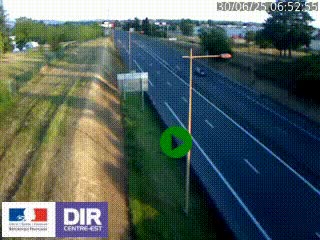 <h2>Webcam à Mably, à proximité de Roanne en direction de Moulins sur la N7</h2>