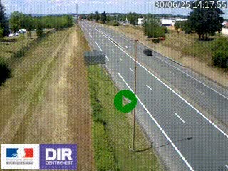 <h2>Webcam à Mably, à proximité de Roanne en direction de Moulins sur la N7</h2>