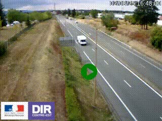 <h2>Webcam à Mably, à proximité de Roanne en direction de Moulins sur la N7</h2>