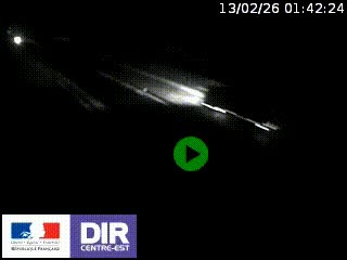 <h2>Webcam au niveau du col de Bois Clair à hauteur de Cluny sur la N79. Vue orientée vers Mâcon</h2>