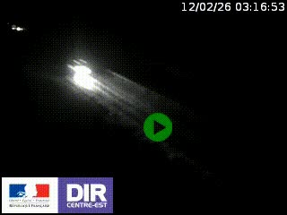 <h2>Webcam au niveau du col de Bois Clair à hauteur de Cluny sur la N79. Vue orientée vers Mâcon</h2>