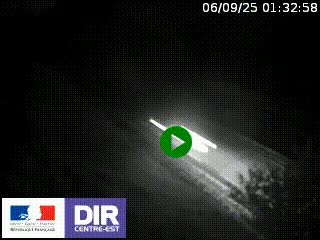 <h2>Webcam au niveau du col de Bois Clair à hauteur de Cluny sur la N79. Vue orientée vers Mâcon</h2>