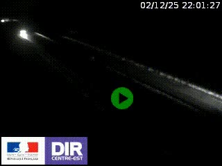 <h2>Webcam au niveau du col de Bois Clair à hauteur de Cluny sur la N79. Vue orientée vers Mâcon</h2>