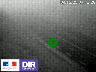 <h2>Webcam au niveau du col de Bois Clair à hauteur de Cluny sur la N79. Vue orientée vers Mâcon</h2>