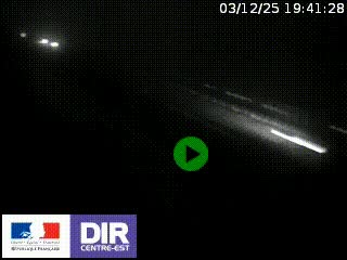 <h2>Webcam au niveau du col de Bois Clair à hauteur de Cluny sur la N79. Vue orientée vers Mâcon</h2>