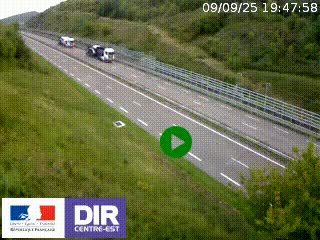 <h2>Webcam au niveau du col de Bois Clair à hauteur de Cluny sur la N79. Vue orientée vers Mâcon</h2>