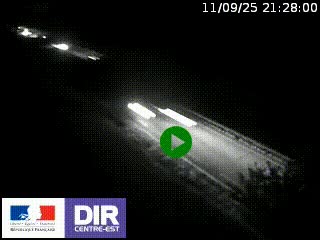 <h2>Webcam au niveau du col de Bois Clair à hauteur de Cluny sur la N79. Vue orientée vers Mâcon</h2>