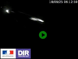 <h2>Webcam au niveau du col de Bois Clair à hauteur de Cluny sur la N79. Vue orientée vers Mâcon</h2>