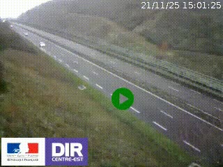 <h2>Webcam au niveau du col de Bois Clair à hauteur de Cluny sur la N79. Vue orientée vers Mâcon</h2>