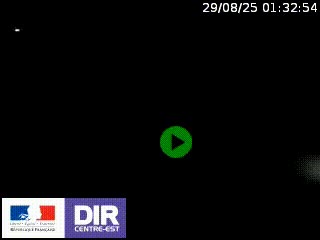 Webcam au niveau du col de Bois Clair à hauteur de Cluny sur la N79. Vue orientée vers Mâcon