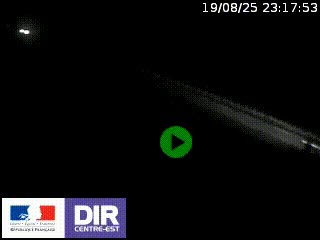 Webcam au niveau du col de Bois Clair à hauteur de Cluny sur la N79. Vue orientée vers Mâcon