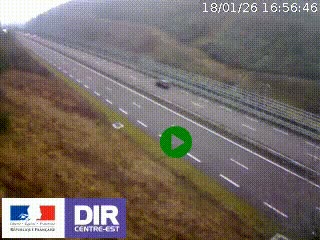 <h2>Webcam au niveau du col de Bois Clair à hauteur de Cluny sur la N79. Vue orientée vers Mâcon</h2>