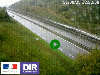 <h2>Webcam au niveau du col de Bois Clair à hauteur de Cluny sur la N79. Vue orientée vers Mâcon</h2>