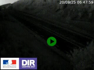 <h2>Webcam au niveau du col de Bois Clair à hauteur de Cluny sur la N79. Vue orientée vers Mâcon</h2>