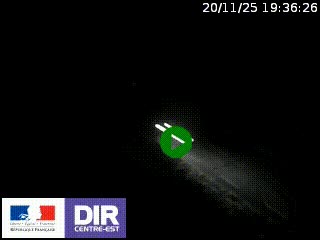 <h2>Webcam au niveau du col de Bois Clair à hauteur de Cluny sur la N79. Vue orientée vers Mâcon</h2>