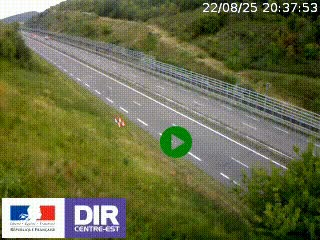<h2>Webcam au niveau du col de Bois Clair à hauteur de Cluny sur la N79. Vue orientée vers Mâcon</h2>