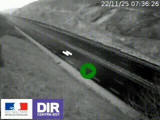 <h2>Webcam au niveau du col de Bois Clair à hauteur de Cluny sur la N79. Vue orientée vers Mâcon</h2>