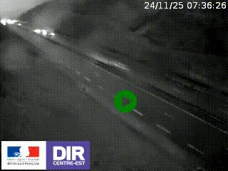 <h2>Webcam au niveau du col de Bois Clair à hauteur de Cluny sur la N79. Vue orientée vers Mâcon</h2>