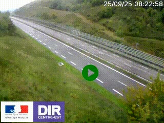 <h2>Webcam au niveau du col de Bois Clair à hauteur de Cluny sur la N79. Vue orientée vers Mâcon</h2>