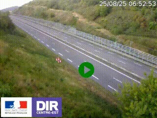 <h2>Webcam au niveau du col de Bois Clair à hauteur de Cluny sur la N79. Vue orientée vers Mâcon</h2>