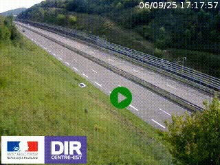 <h2>Webcam au niveau du col de Bois Clair à hauteur de Cluny sur la N79. Vue orientée vers Mâcon</h2>