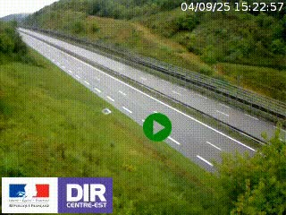 <h2>Webcam au niveau du col de Bois Clair à hauteur de Cluny sur la N79. Vue orientée vers Mâcon</h2>