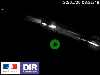 <h2>Webcam au niveau du col de Bois Clair à hauteur de Cluny sur la N79. Vue orientée vers Mâcon</h2>