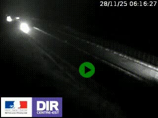 <h2>Webcam au niveau du col de Bois Clair à hauteur de Cluny sur la N79. Vue orientée vers Mâcon</h2>