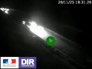 <h2>Webcam au niveau du col de Bois Clair à hauteur de Cluny sur la N79. Vue orientée vers Mâcon</h2>