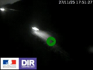 <h2>Webcam au niveau du col de Bois Clair à hauteur de Cluny sur la N79. Vue orientée vers Mâcon</h2>