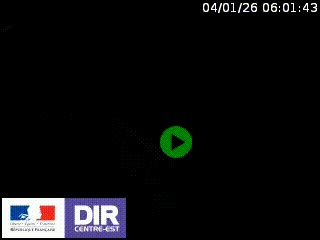 Webcam au niveau du col de Bois Clair à hauteur de Cluny sur la N79. Vue orientée vers Mâcon