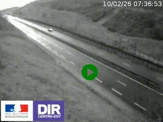 <h2>Webcam au niveau du col de Bois Clair à hauteur de Cluny sur la N79. Vue orientée vers Mâcon</h2>