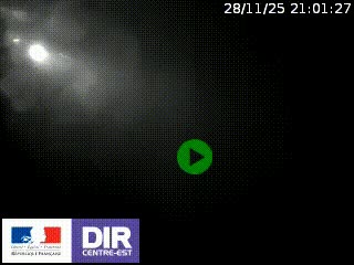 <h2>Webcam au niveau du col de Bois Clair à hauteur de Cluny sur la N79. Vue orientée vers Mâcon</h2>