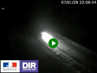 Webcam au niveau du col de Bois Clair à hauteur de Cluny sur la N79. Vue orientée vers Mâcon
