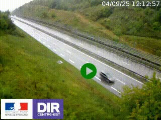 <h2>Webcam au niveau du col de Bois Clair à hauteur de Cluny sur la N79. Vue orientée vers Mâcon</h2>
